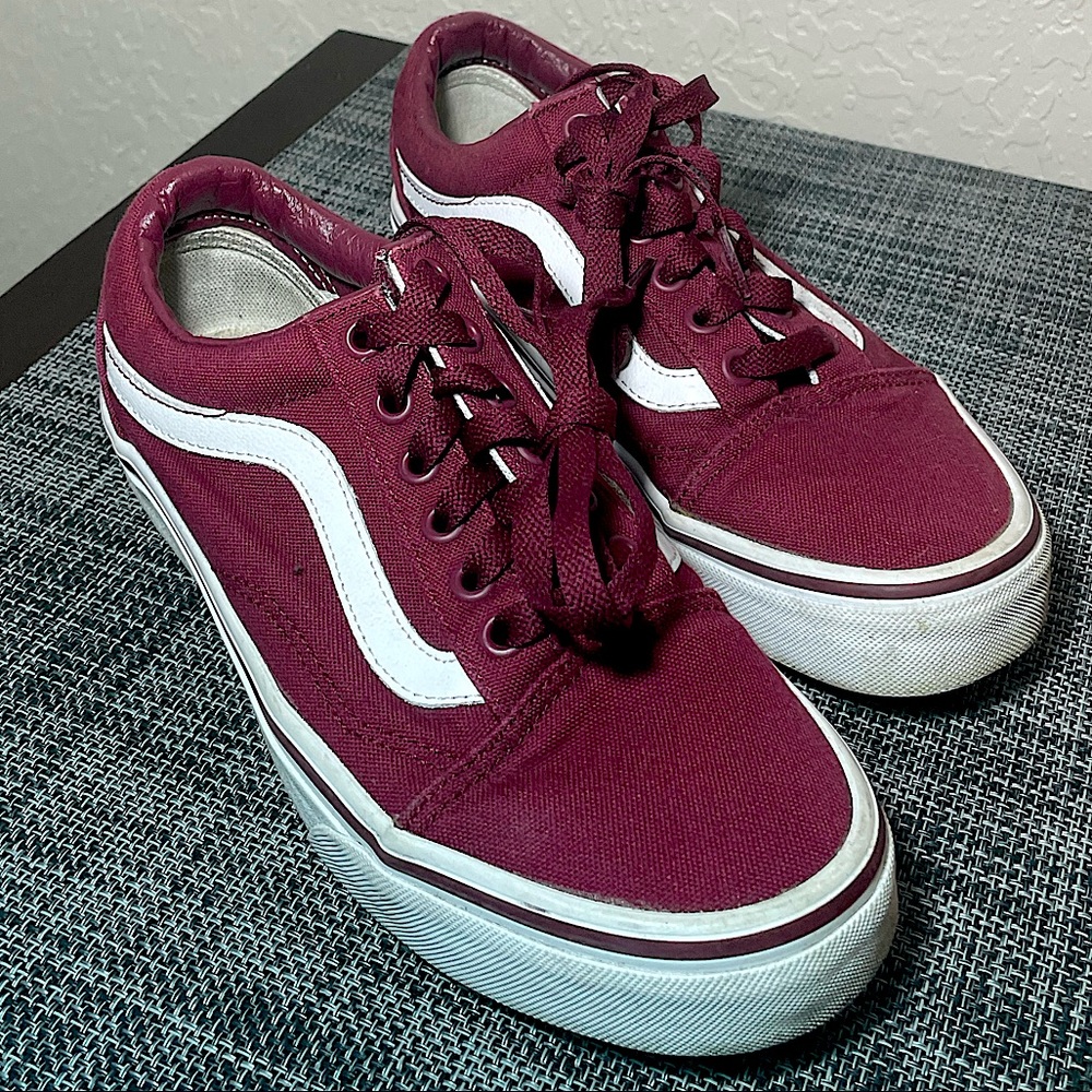 Maroon Vans
